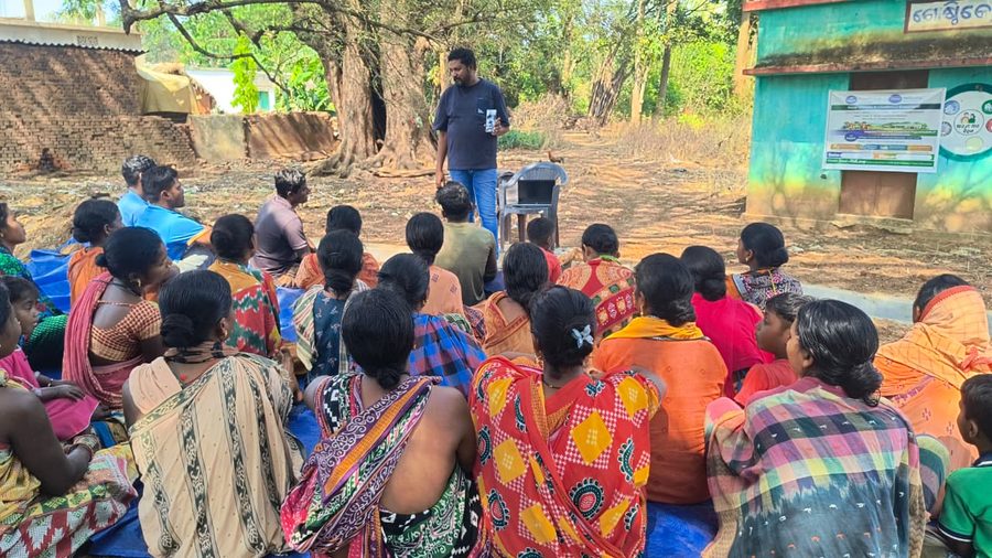 Biochar farmer awareness camp with HEART Trust, India, July 2026